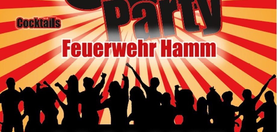 Plakat Ü30 Party Feuerwehrhaus 2025