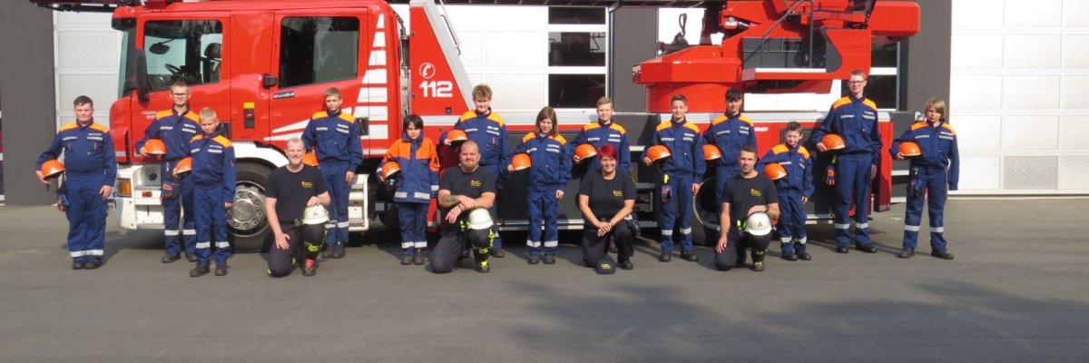 Gruppenbild Jugendfeuerwehr Hamm (Sieg)