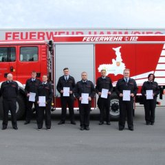 Gruppenfoto der Jugendfeuerwehr mit Betreuern