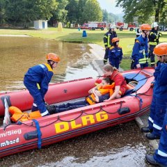 Einsatz im Waldschwimmbad